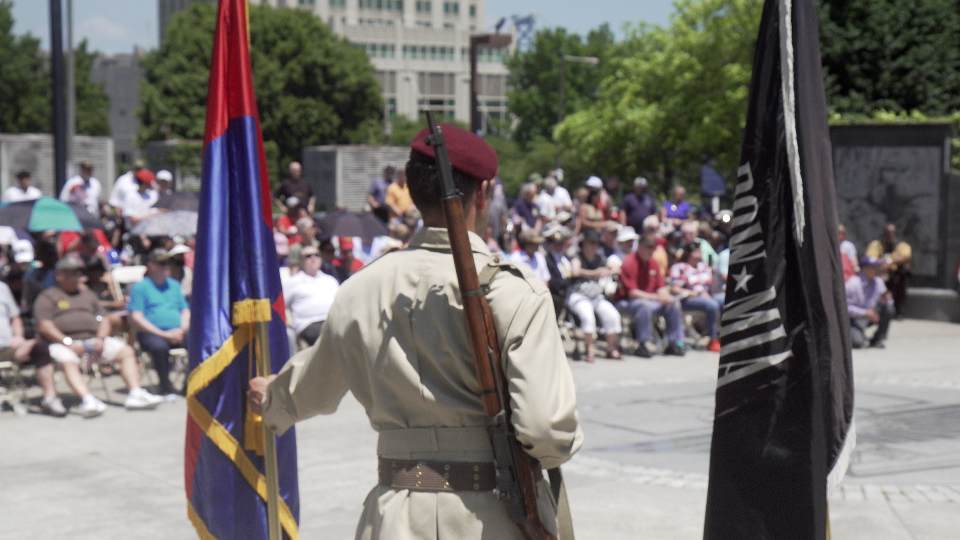 Arizona Diamondbacks honor veteran families at Chase Field on Memorial Day